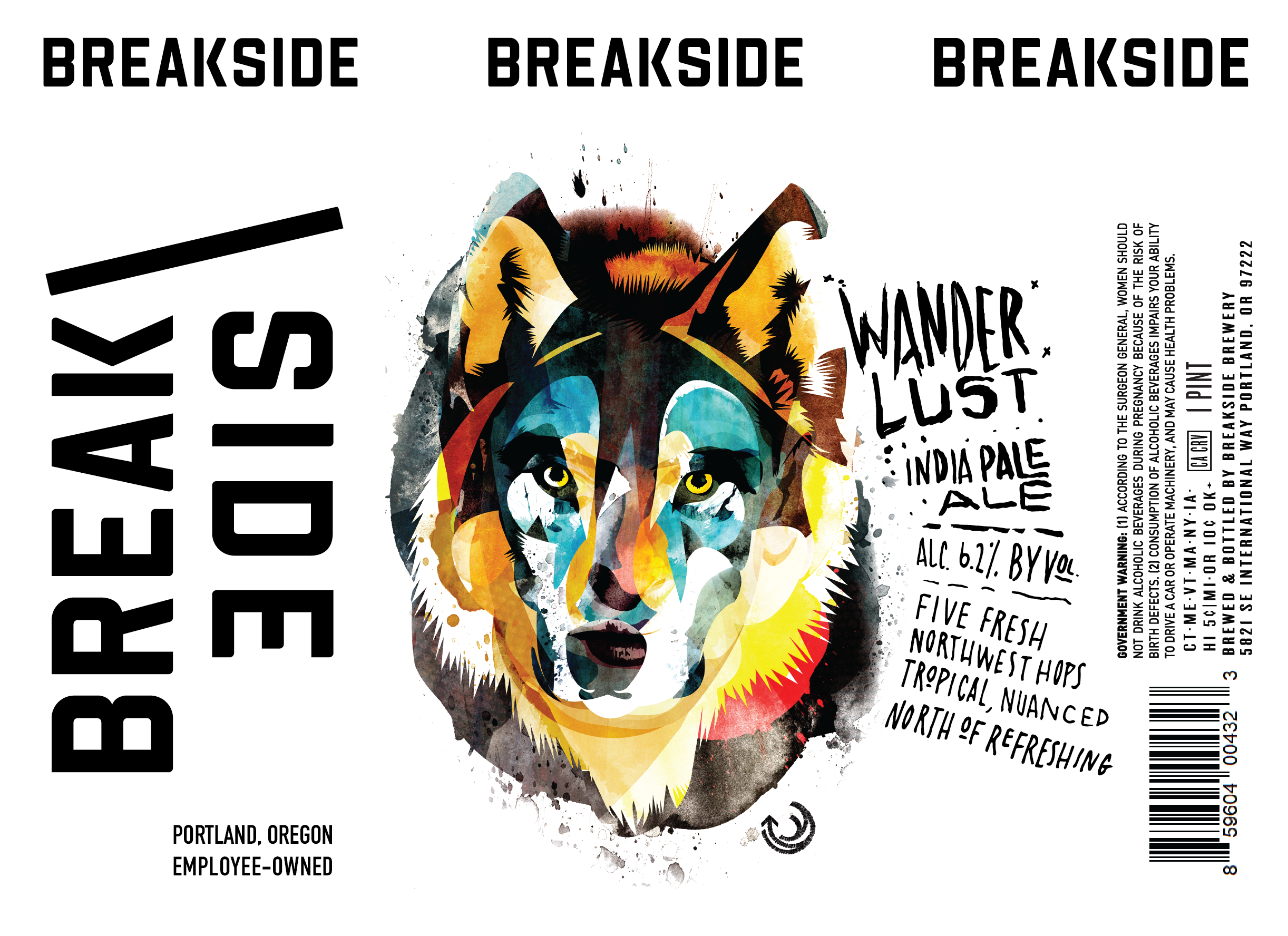 TABC label artwork for Breakside Wanderlust IPA