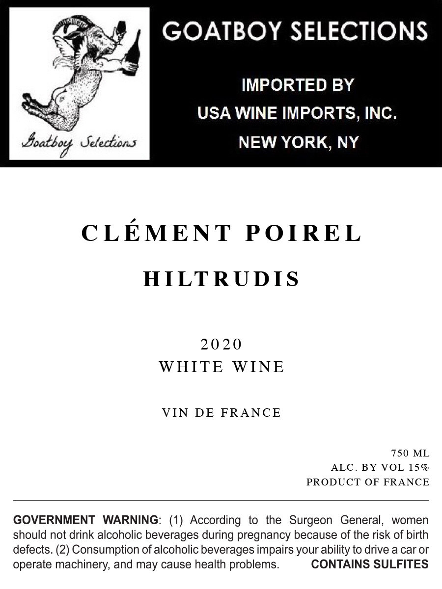 TABC label artwork for Clement Poirel Hiltridus