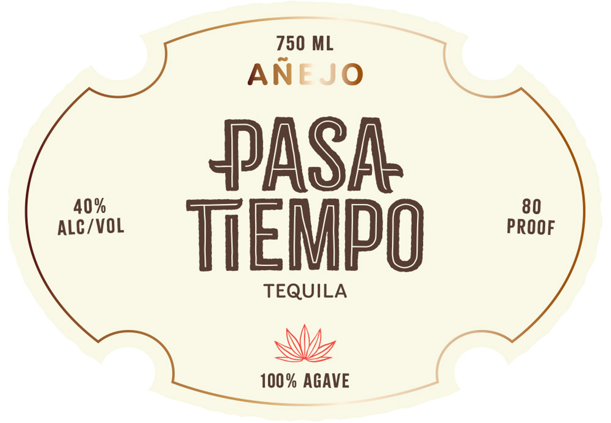 TABC label artwork for PASA TIEMPO AÑEJO
