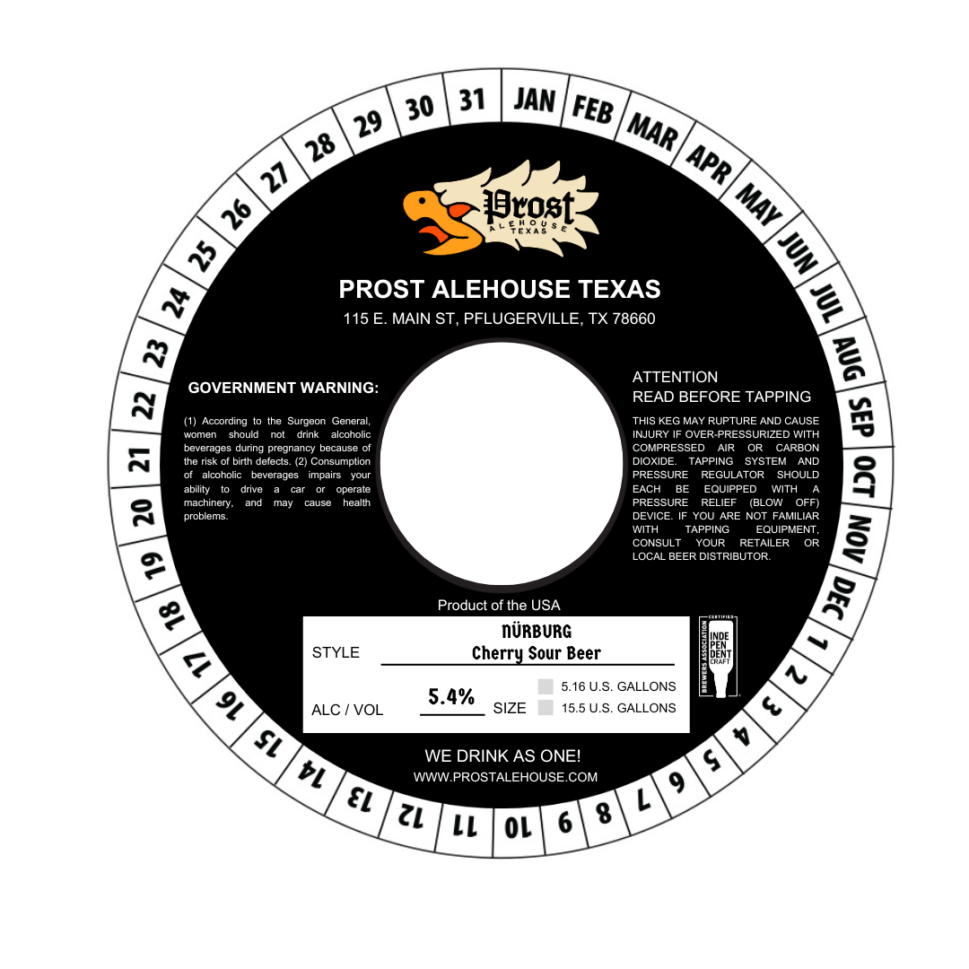 TABC label artwork for NÜRBURG