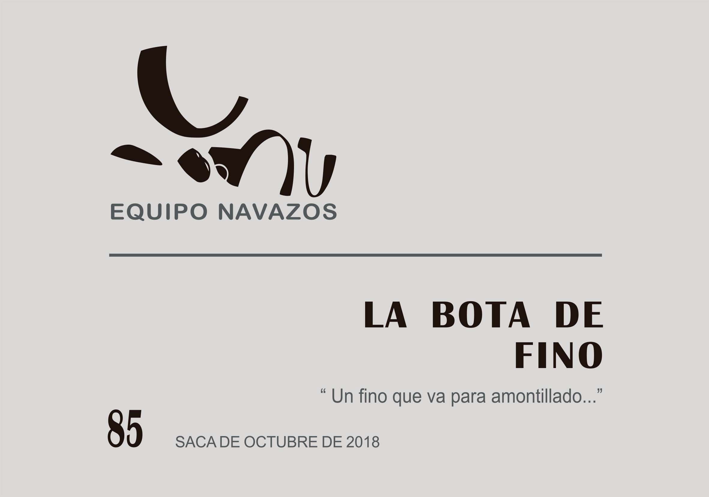 TABC label artwork for EQUIPO NAVAZOS 85 MONTILLA-MORILES