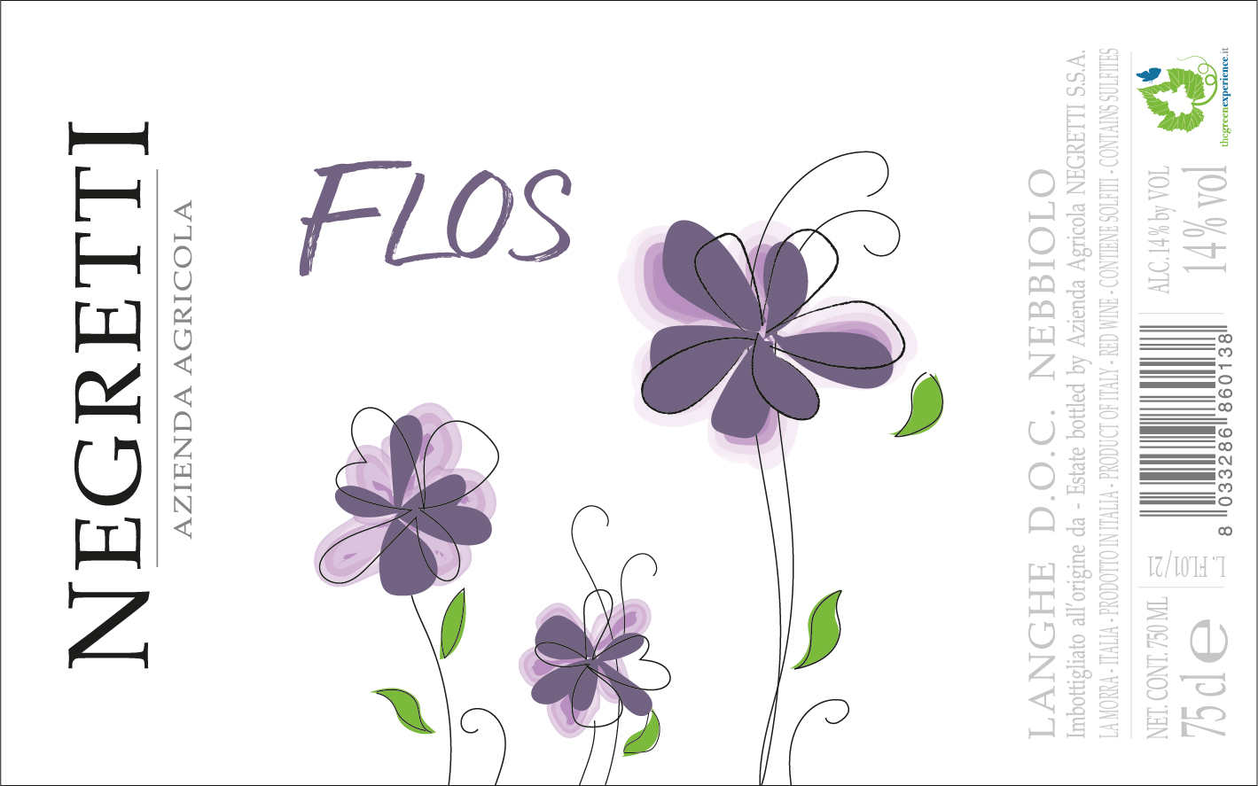 TABC label artwork for NEGRETTI FLOS