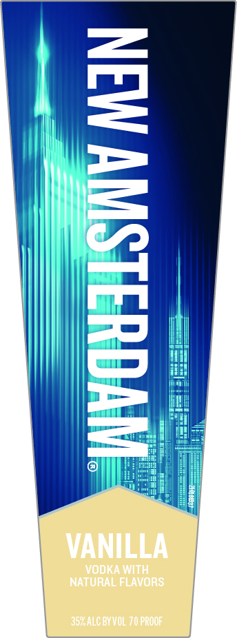 TABC label artwork for New Amsterdam Vanilla