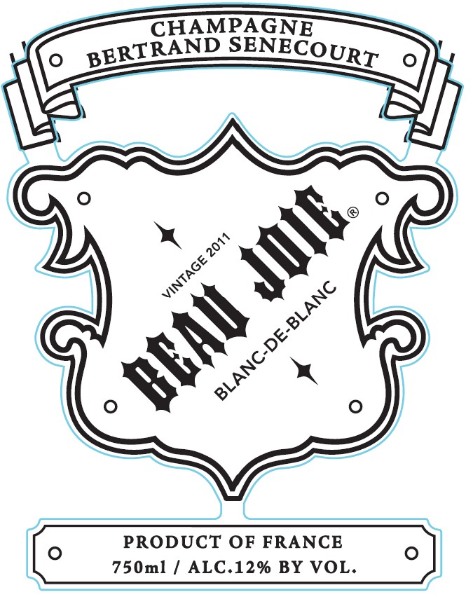 TABC label artwork for Bertrand Senecourt Champagne Beau Joie Blanc-De-Blanc