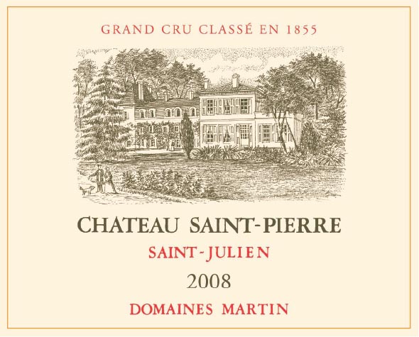TABC label artwork for Chateau Saint-Pierre Saint-Julien