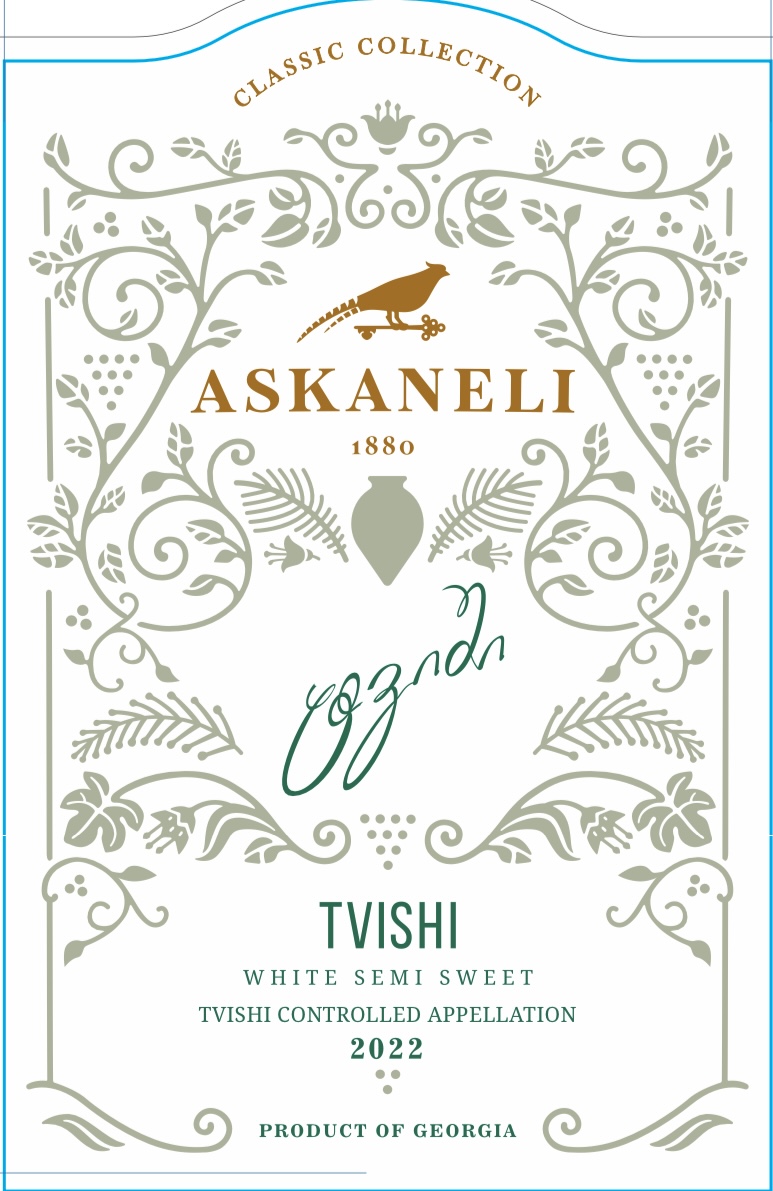 TABC label artwork for ASKANELI TVISHI