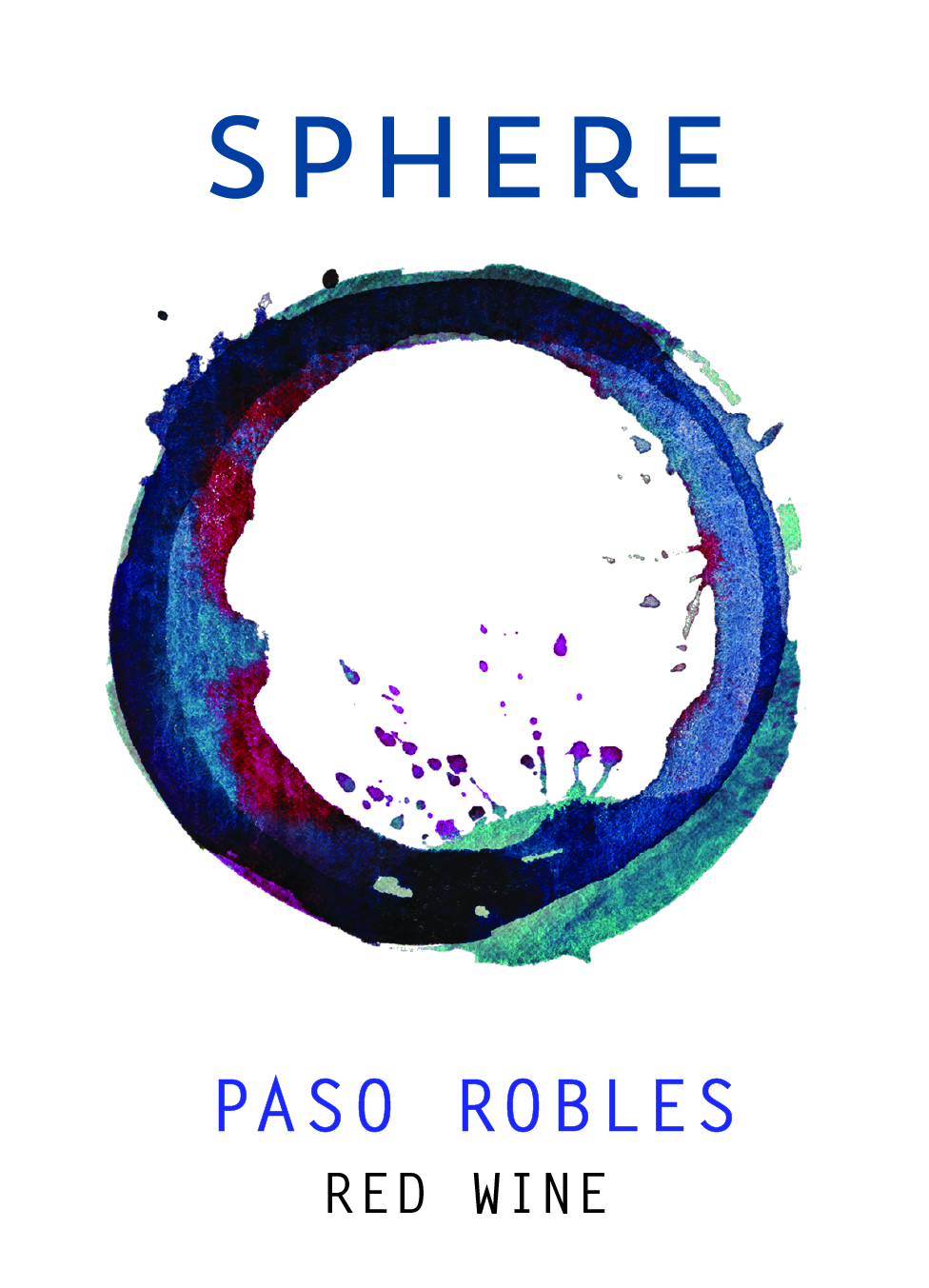 TABC label artwork for Sphere Red Wine Paso Robles 0479
