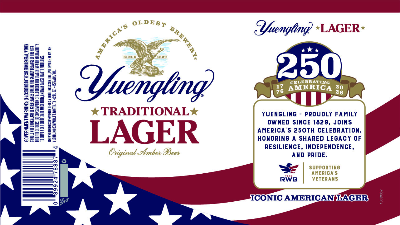 TABC label artwork for Yuengling Traditional Lager