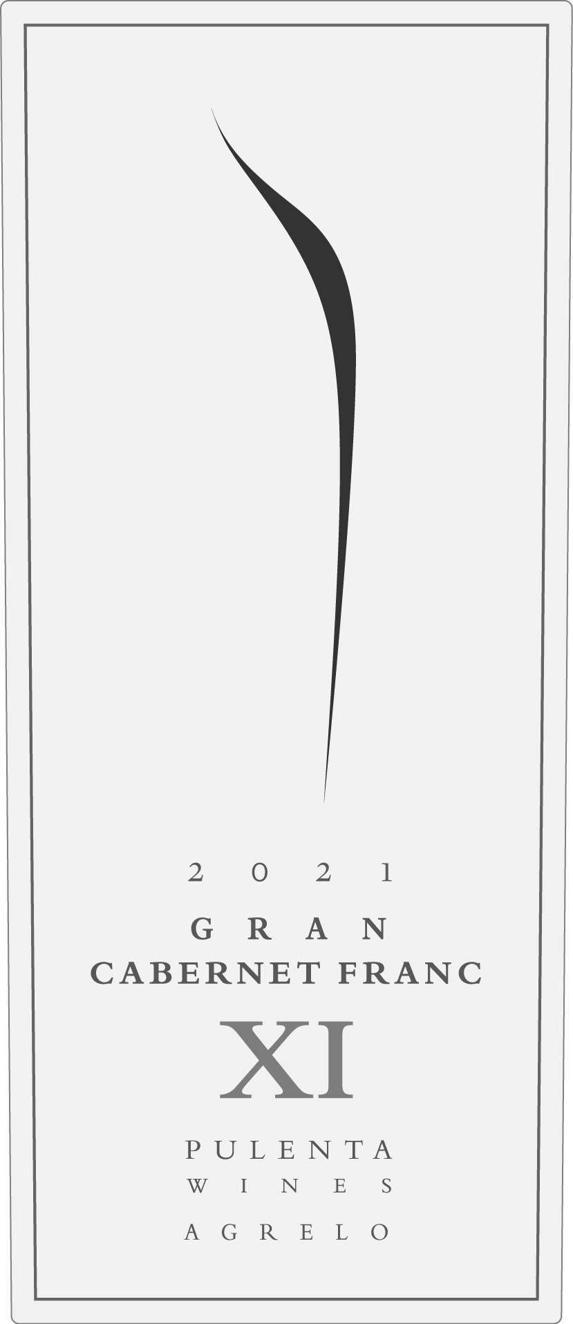 TABC label artwork for Pulenta Gran Cabernet Franc