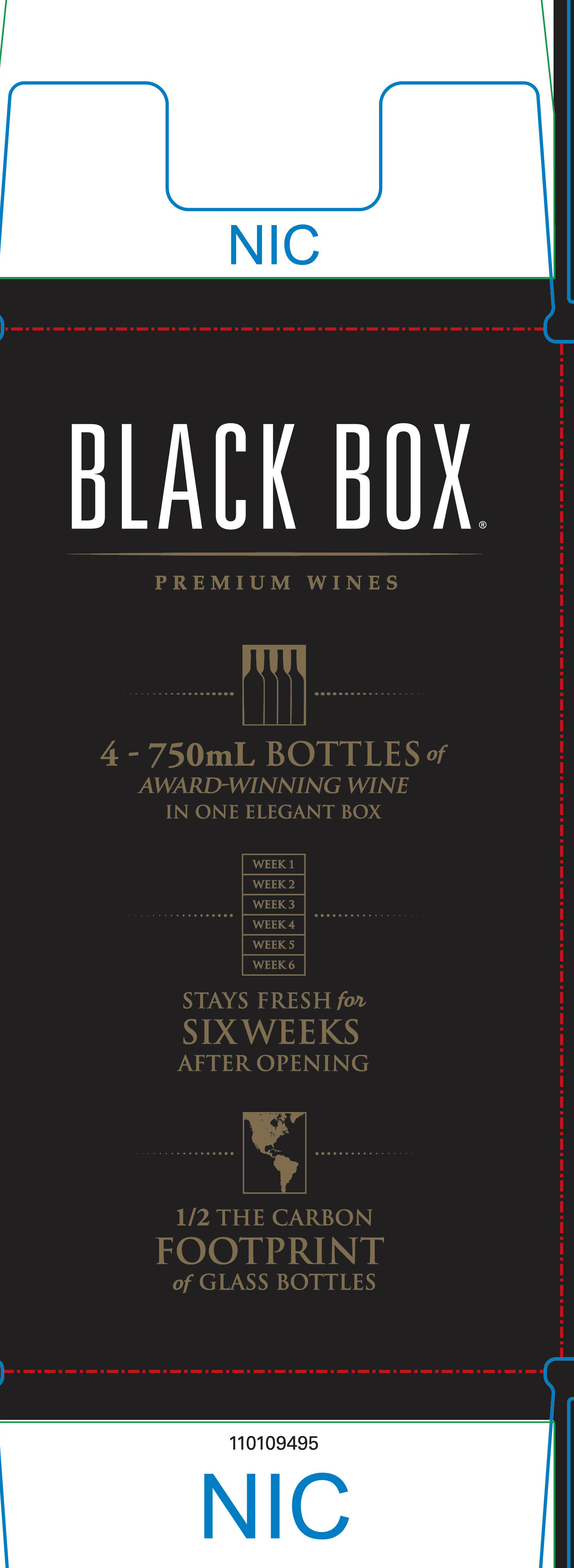 TABC label artwork for Black Box Pinot Grigio California