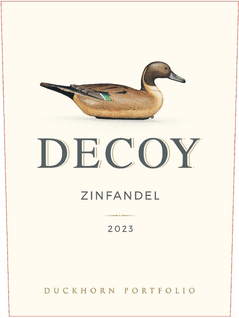 TABC label artwork for Decoy Zinfandel California