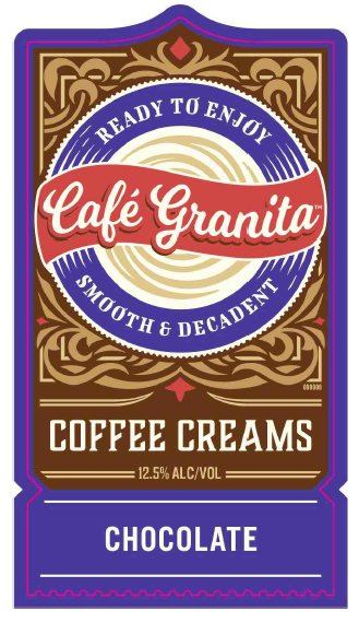 TABC label artwork for CAFE GRANITA CHOCOLATE