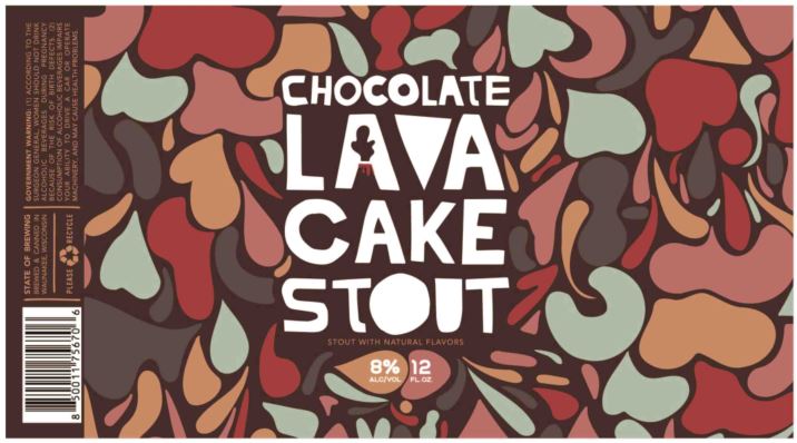 TABC label artwork for STATE OF BREWING CHOCOLATE LAVA CAKE STOUT