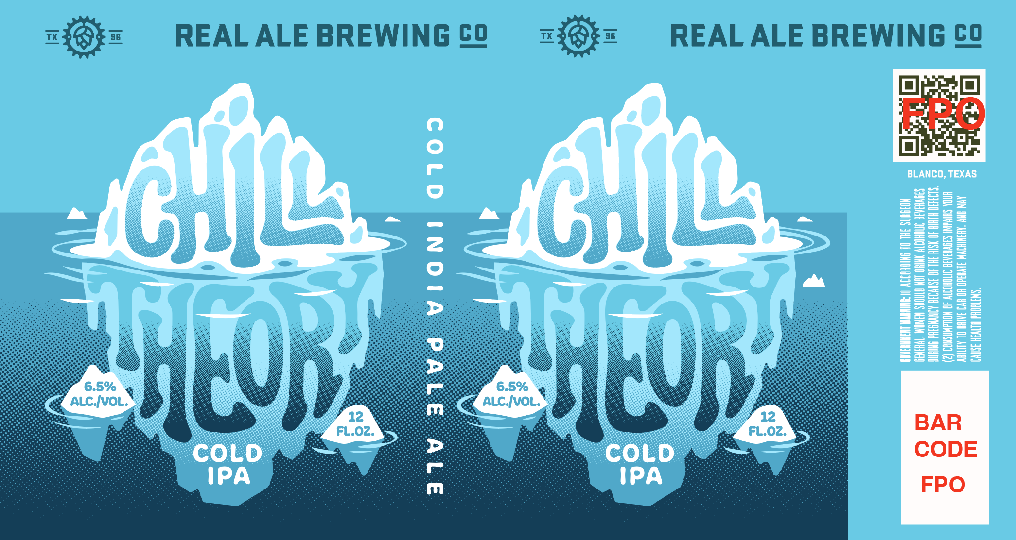 TABC label artwork for Chill Theory