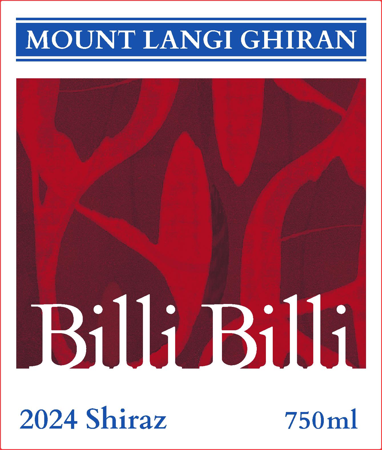 TABC label artwork for Mount Langi Ghiran Billi Billi Shiraz Victoria
