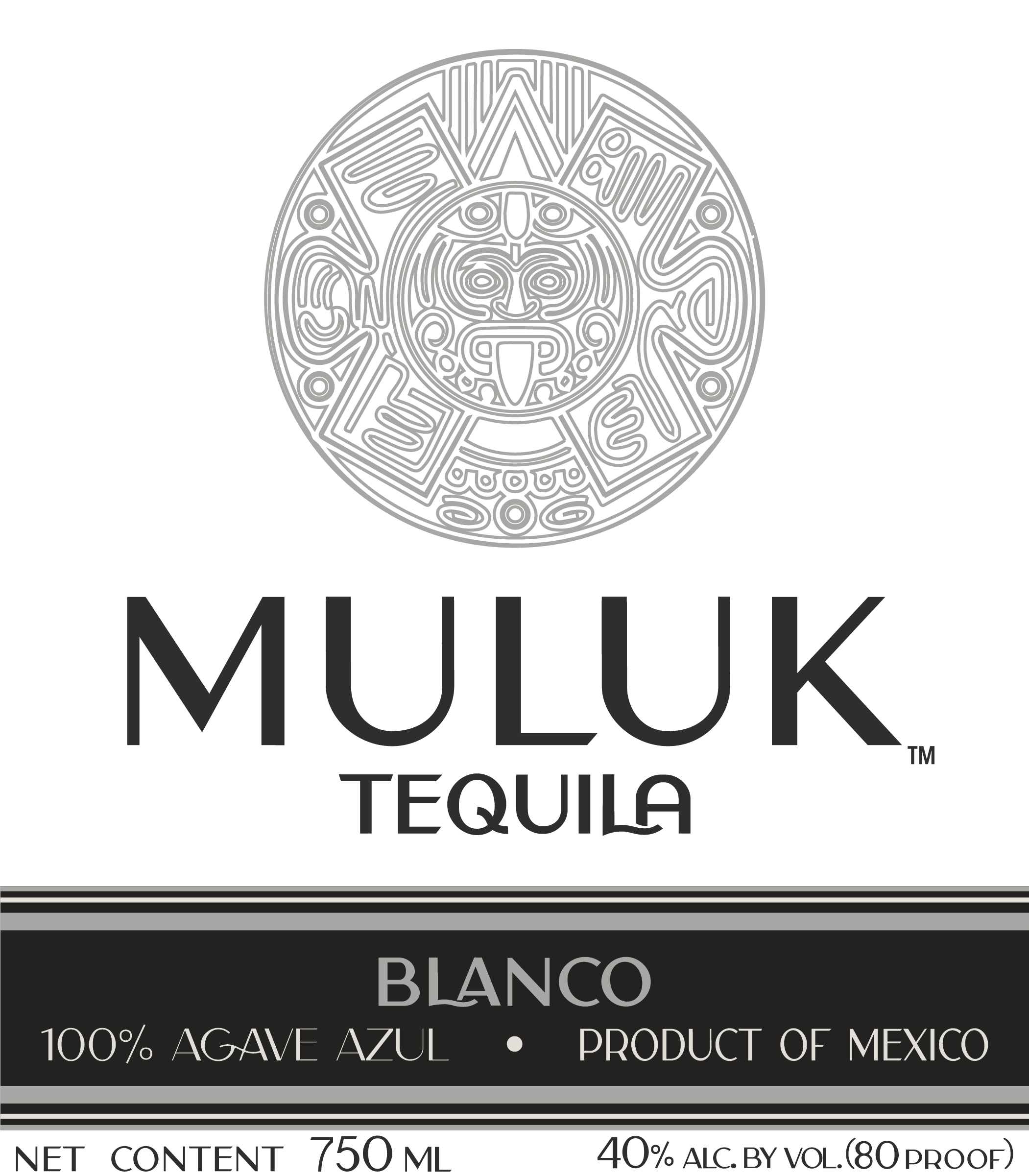 TABC label artwork for Muluk Blanco