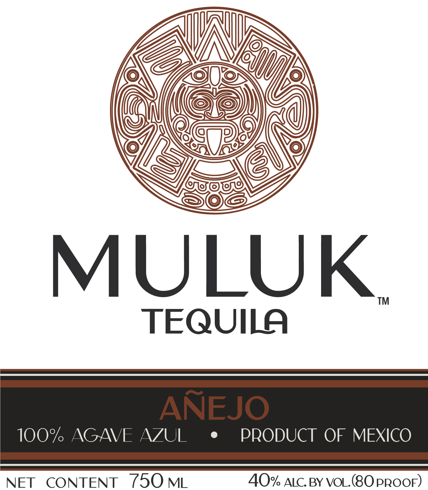 TABC label artwork for Muluk Anejo
