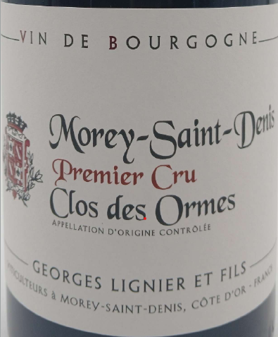 TABC label artwork for GEORGES LIGNIER ET FILS CLOS DES ORMES