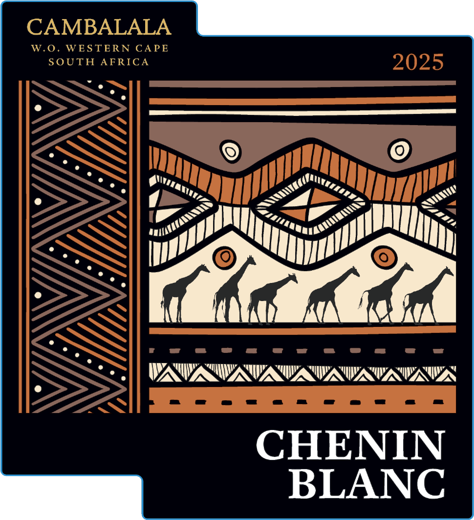 TABC label artwork for Cambalala Chenin Blanc