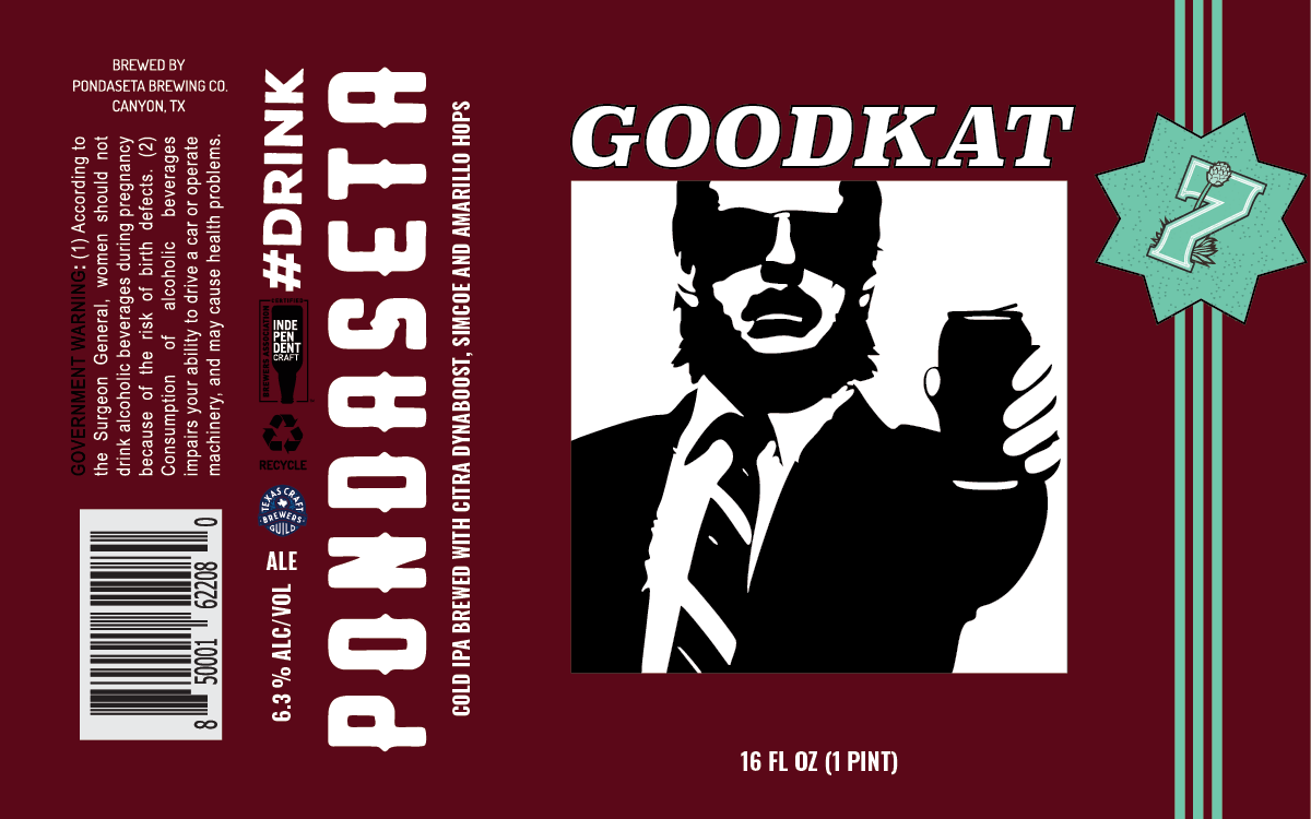 TABC label artwork for Goodkat