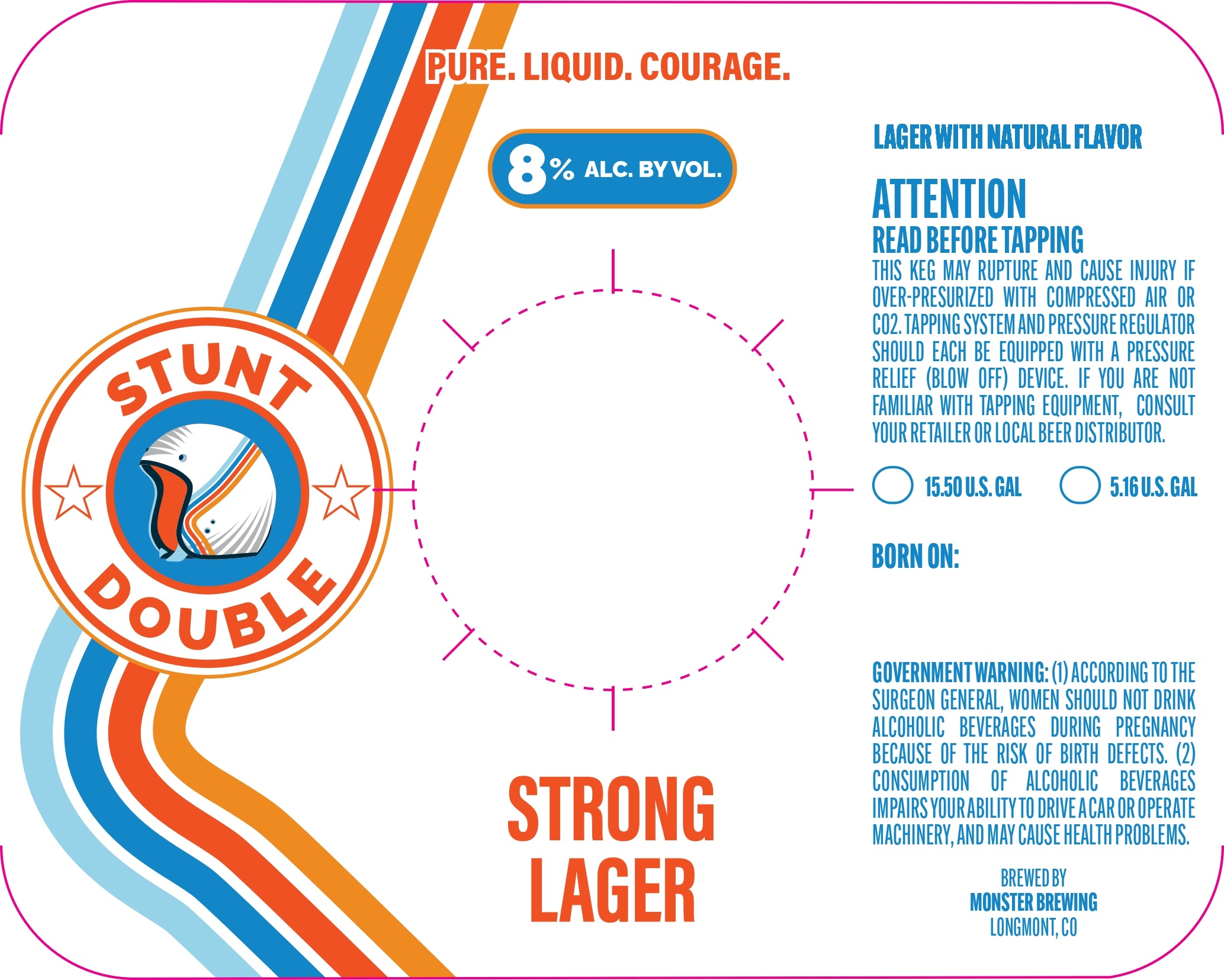 TABC label artwork for Stunt Double