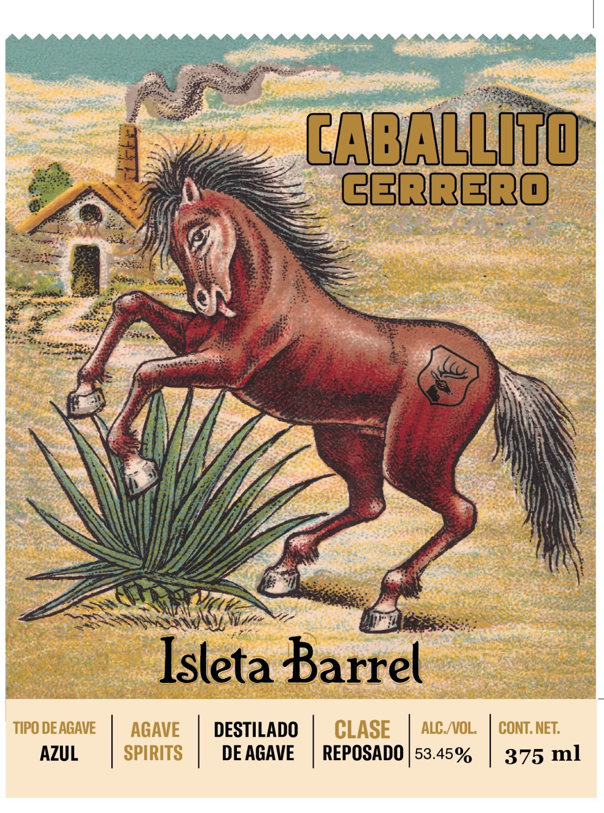 TABC label artwork for CABALLITO CERRERO ISLETA BARREL
