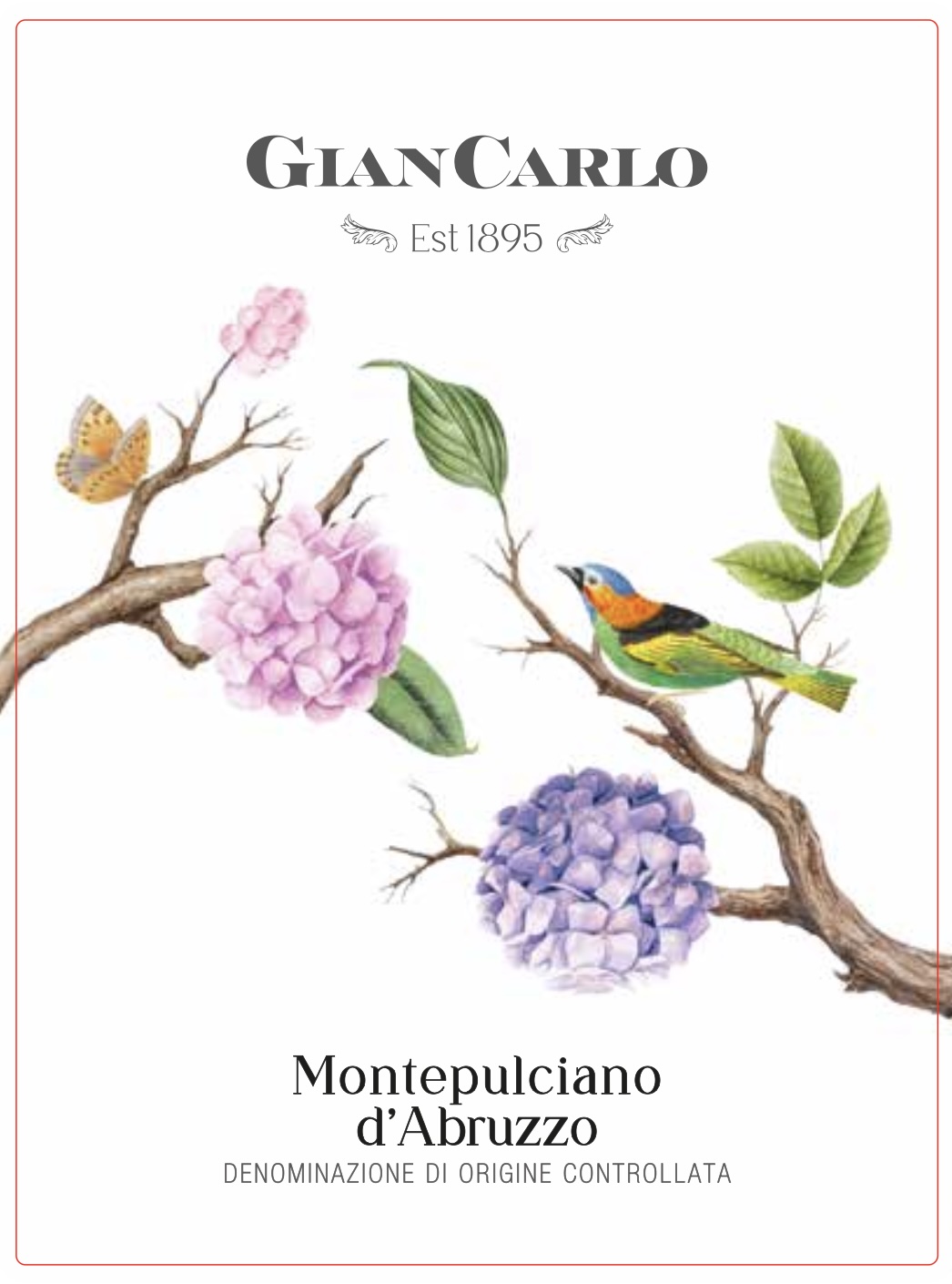 TABC label artwork for GIANCARLO MONTEPULCIANO D'ABRUZZO