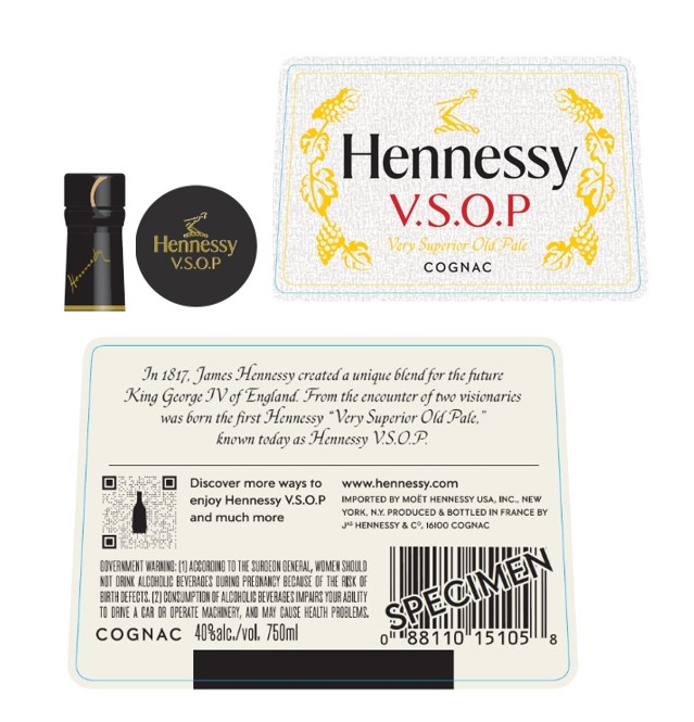 TABC label artwork for Hennessy V.S.O.P 12 750ml GB Upgrade -1098939