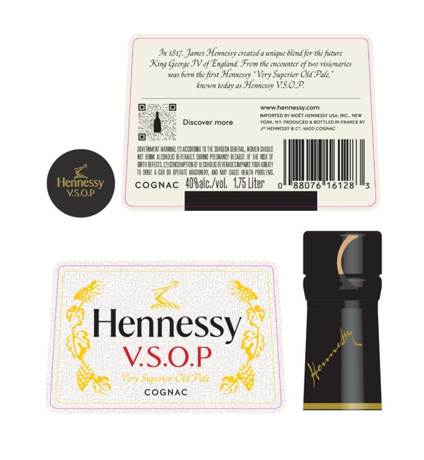 TABC label artwork for Hennessy V.S.O.P 6 1.75L Upgrade - 1099682