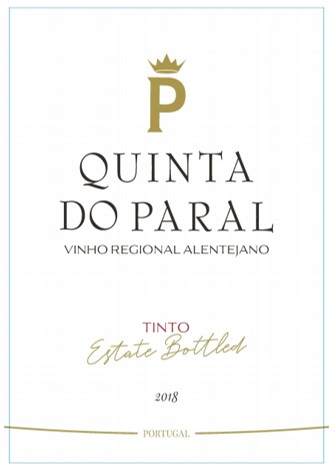 TABC label artwork for Quinta Do Paral Estate Red