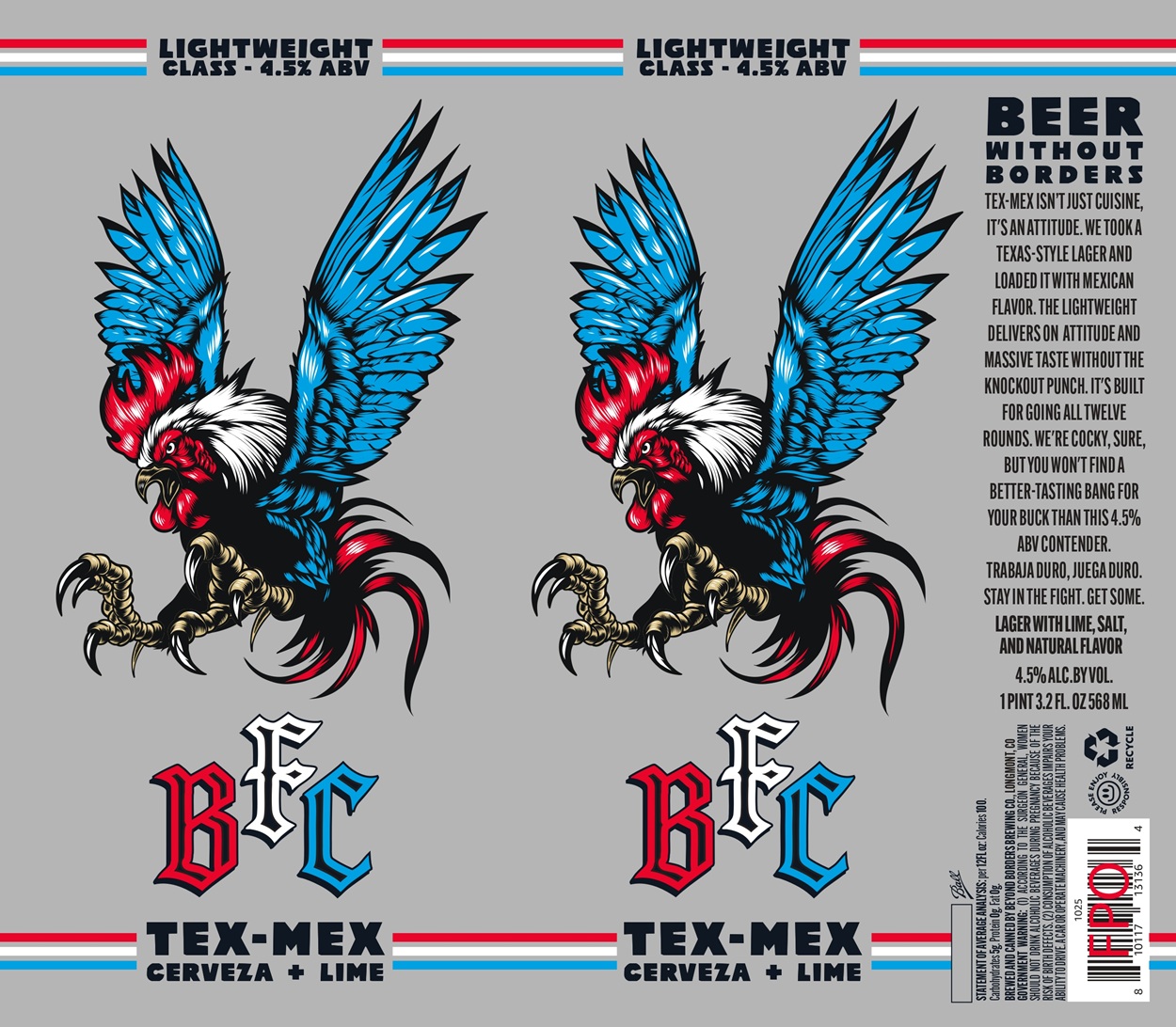 TABC label artwork for BFC Lightweight