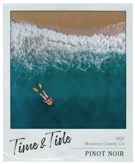 TABC label artwork for Time & Tide Pinot Noir Monterey