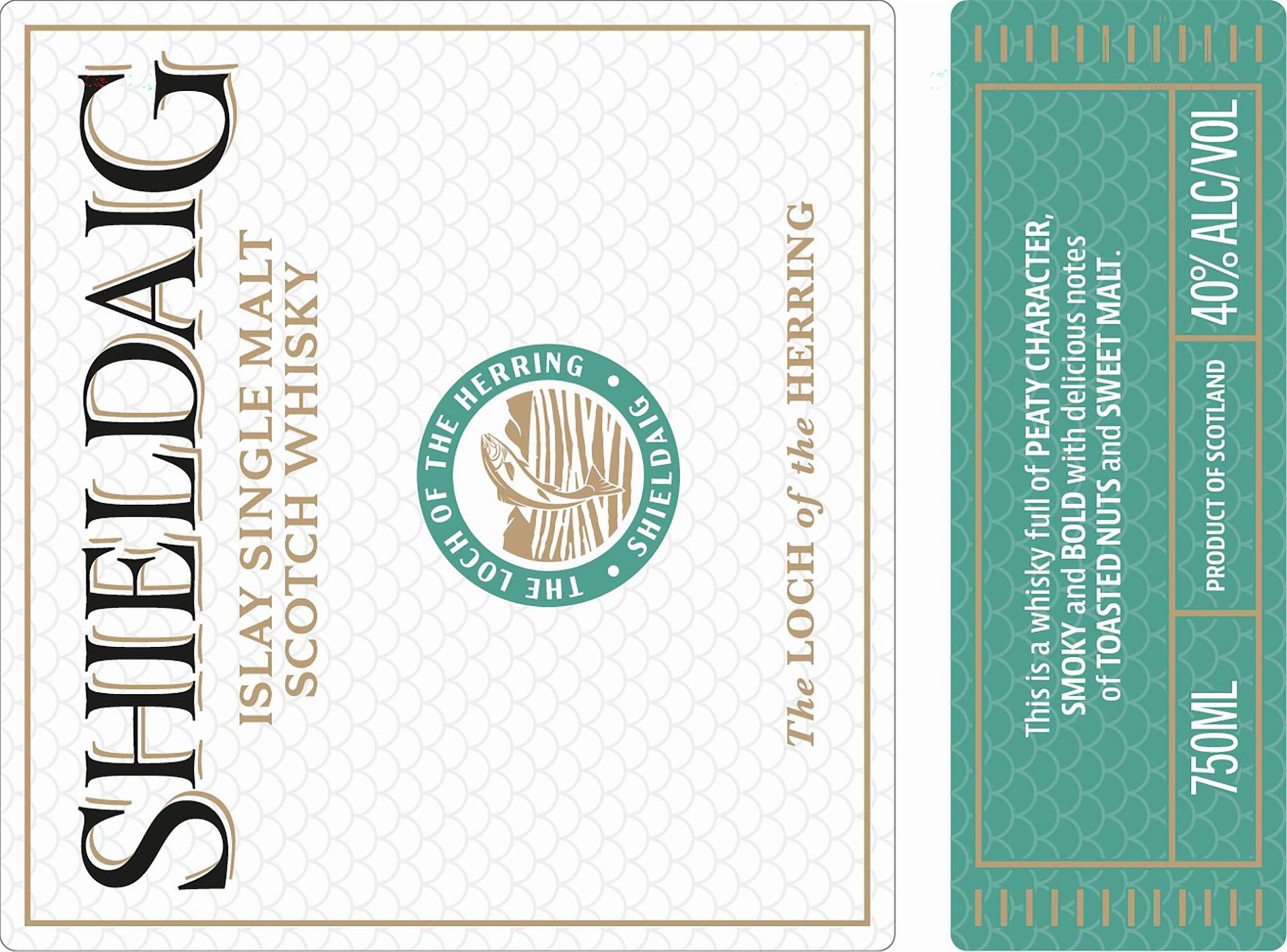 TABC label artwork for Shieldaig Islay Single Malt