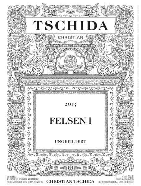 TABC label artwork for Christian Tschida, Felsen I