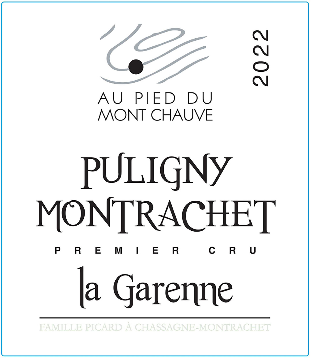 TABC label artwork for AU PIED DU MONT CHAUVE PULIGNY MONTRACHET