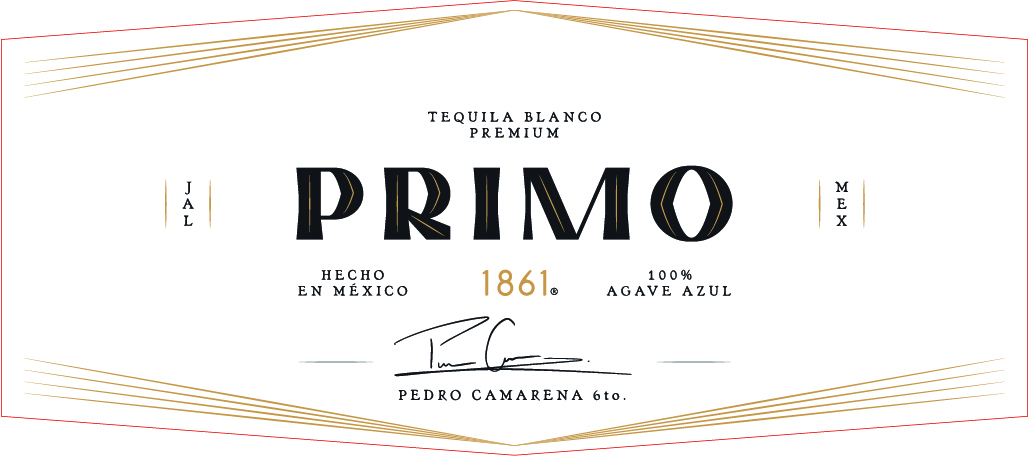 TABC label artwork for Primo 1861 Blanco (High Proof)