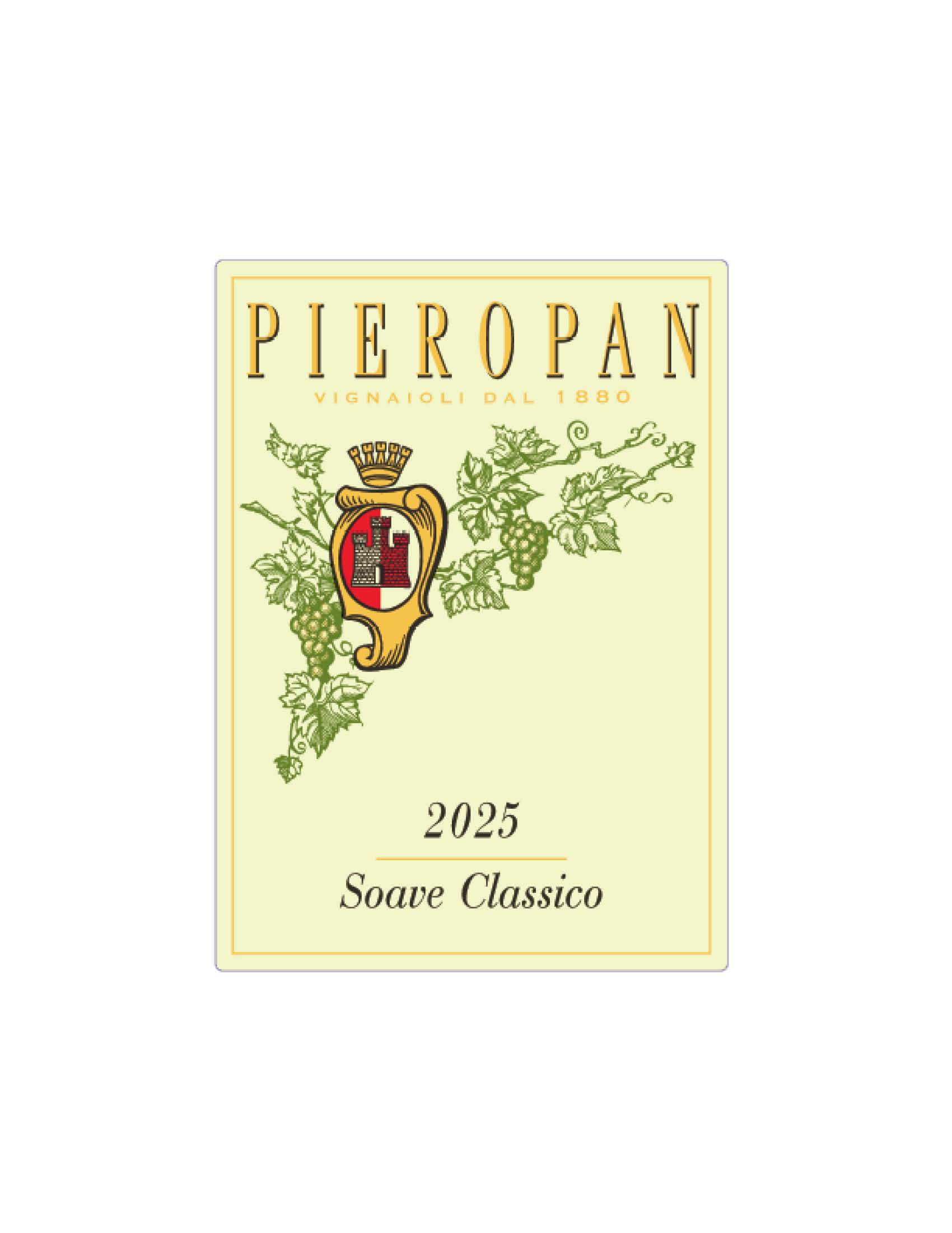 TABC label artwork for Pieropan Classico Soave