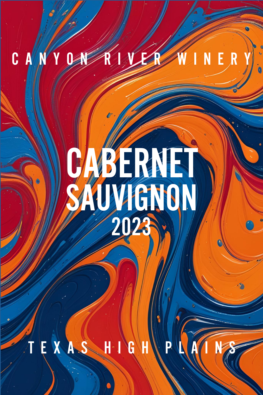 TABC label artwork for Canyon River Winery Cabernet Sauvignon