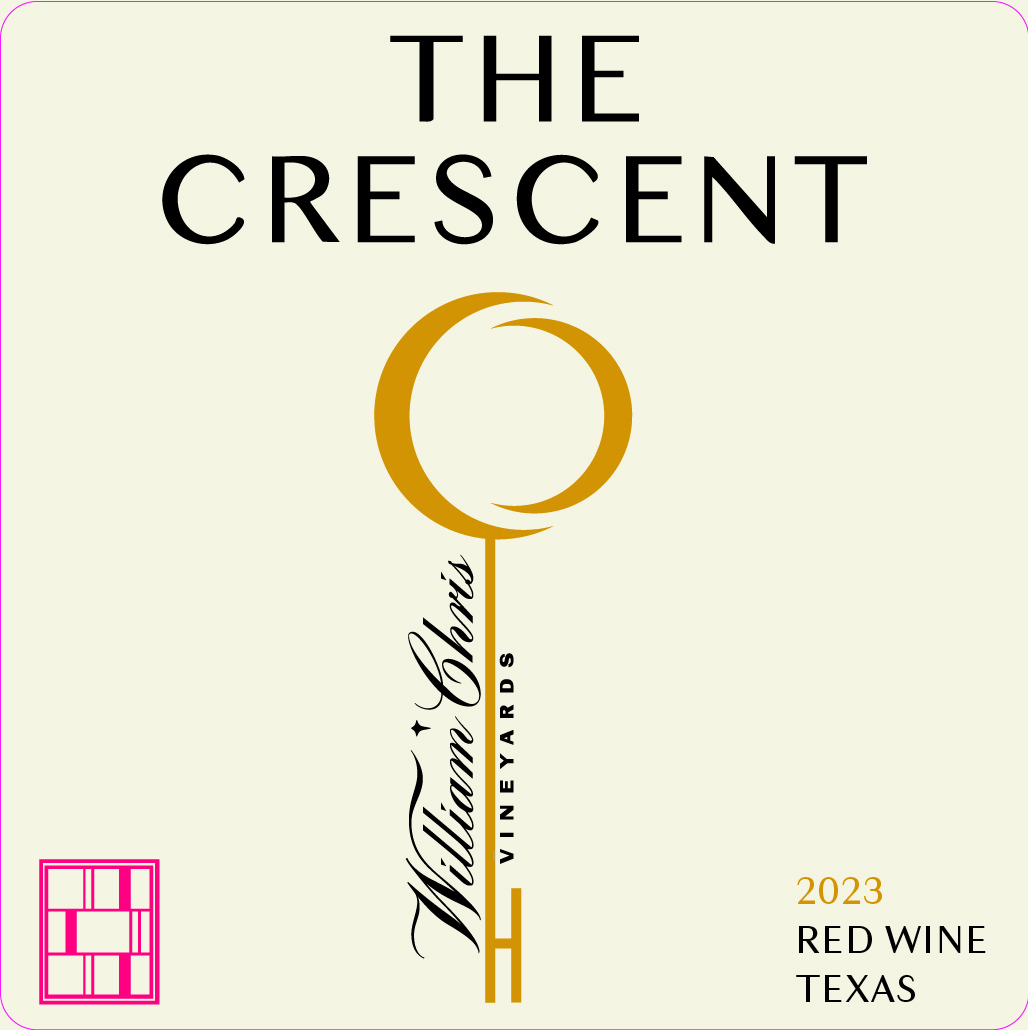TABC label artwork for WILLIAM CHRIS VINEYARDS THE CRESCENT 2023