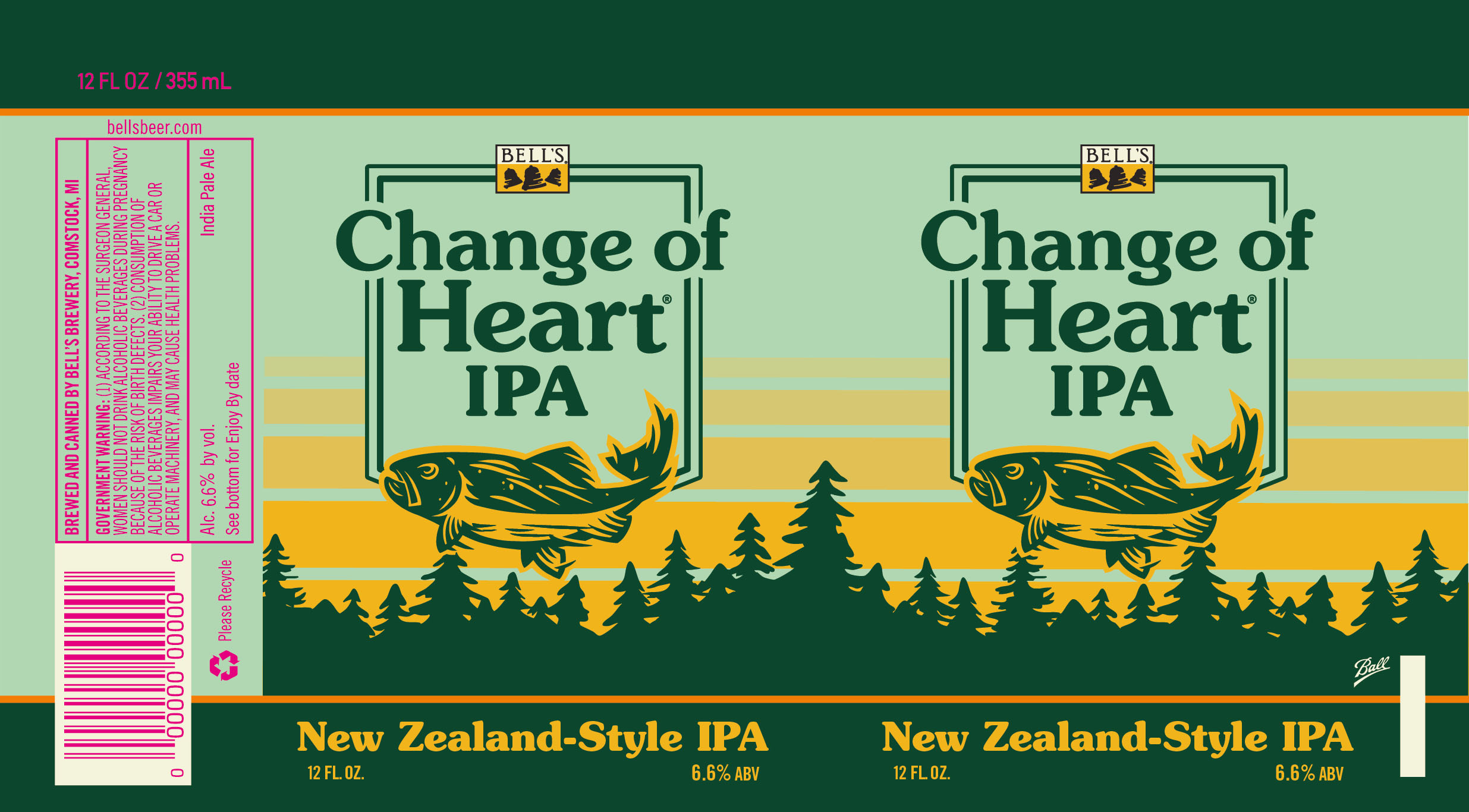 TABC label artwork for CHANGE OF HEART NEW ZEALAND-STYLE IPA