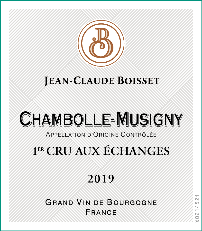 TABC label artwork for JEAN CLAUDE BOISSET 1ER CRU AUX ECHANGES CHAMBOLLE MUSIGNY
