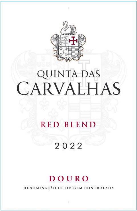 TABC label artwork for Quinta das Carvalhas Douro Red Blend