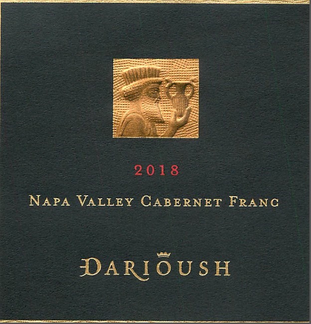 TABC label artwork for Darioush Cabernet Franc, Napa Valley