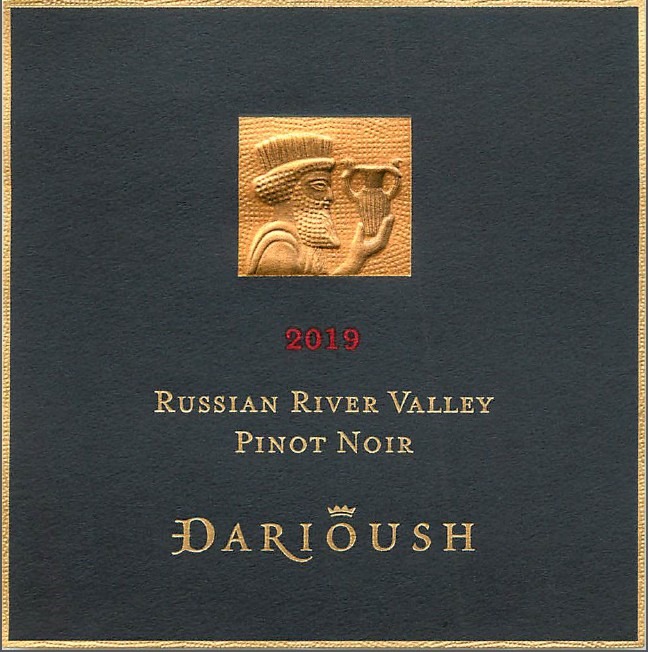 TABC label artwork for Darioush Pinot Noir, Russian River Valley