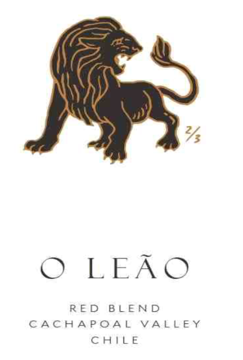 TABC label artwork for O Leao Red Blend Cachapoal Valley 2023