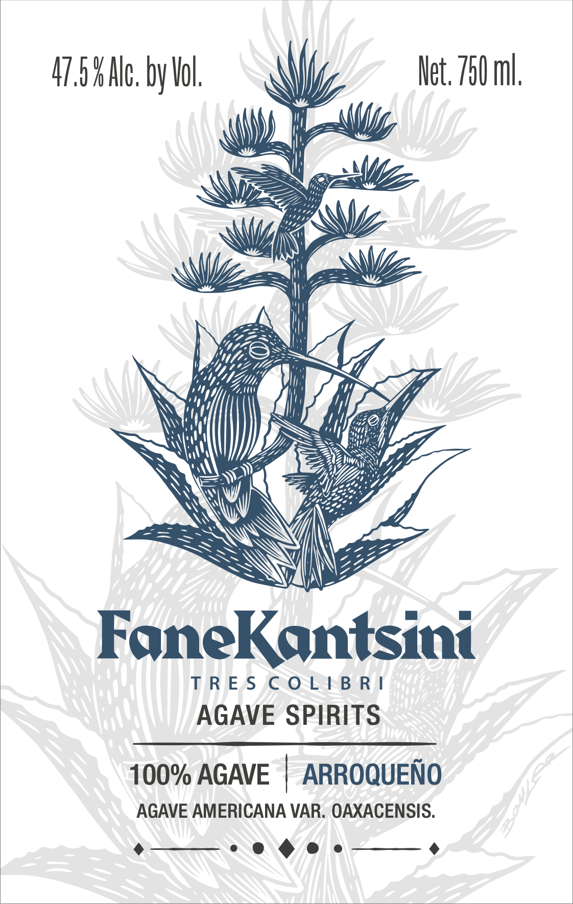 TABC label artwork for FaneKantsini Arroqueño