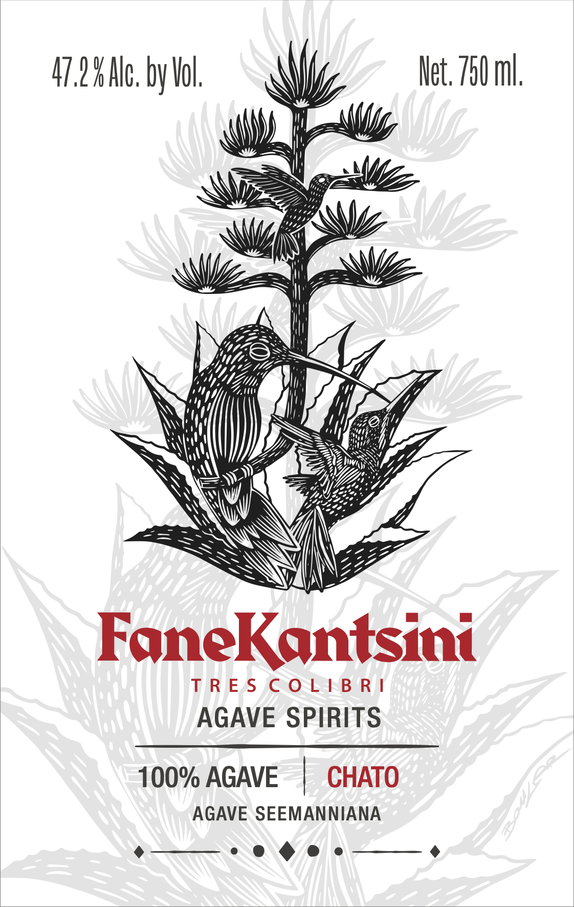 TABC label artwork for FaneKantsini Chato
