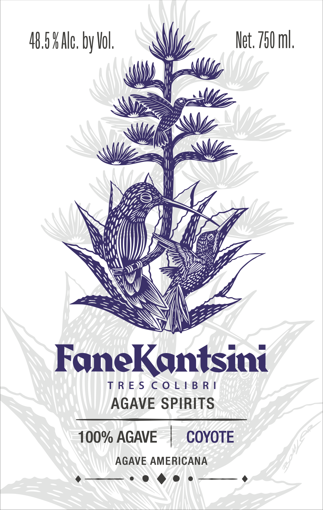 TABC label artwork for FaneKantsini Coyote