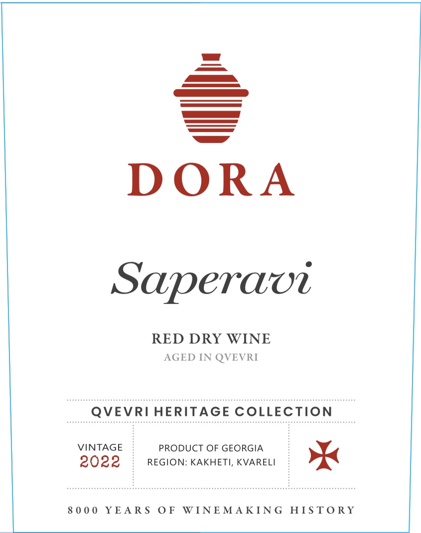 TABC label artwork for DORA SAPERAVI