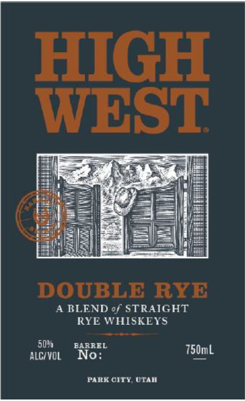 TABC label artwork for High West Double Rye Barrel Select